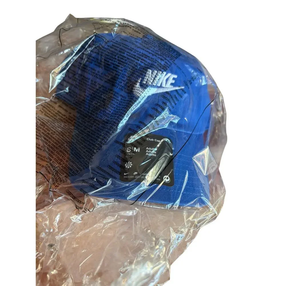 Nike Club‎ Unstructured Futura Wash Cap S/M in Royal Blue NWT - Picture 2 of 3